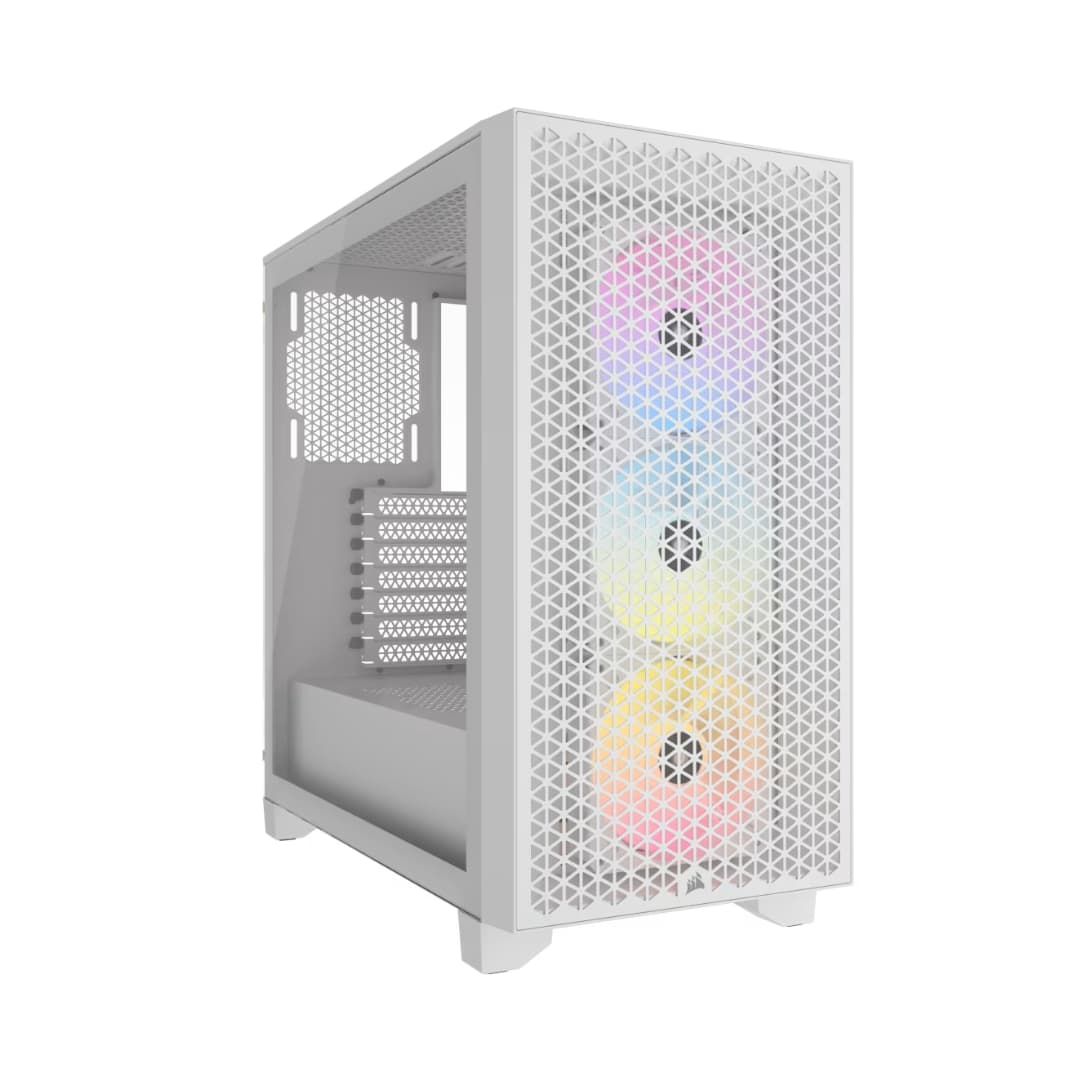 3000D RGB AIRFLOW Mid-Tower PC Case - White