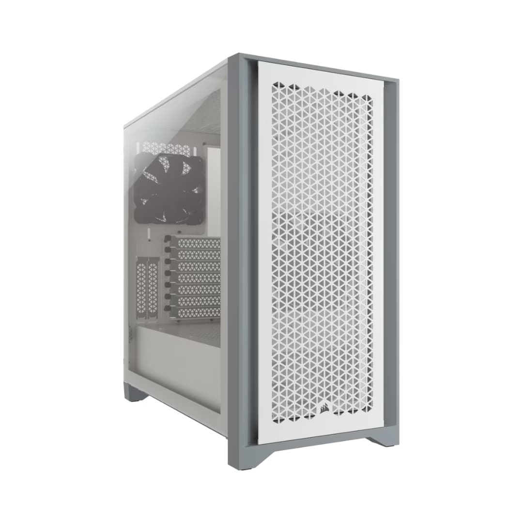 4000D AIRFLOW Tempered Glass Mid-Tower ATX Case - White