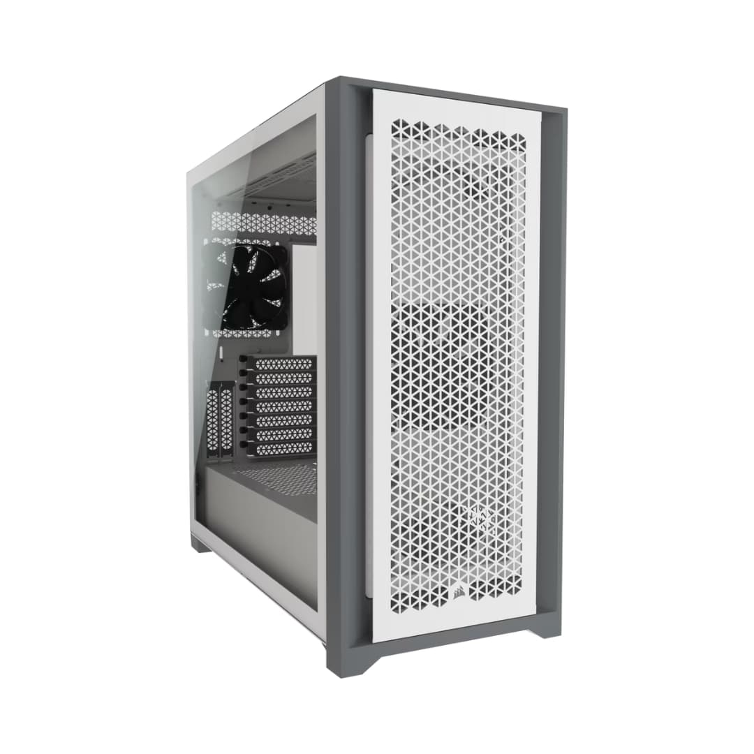 5000D AIRFLOW Tempered Glass Mid-Tower ATX PC Case - White