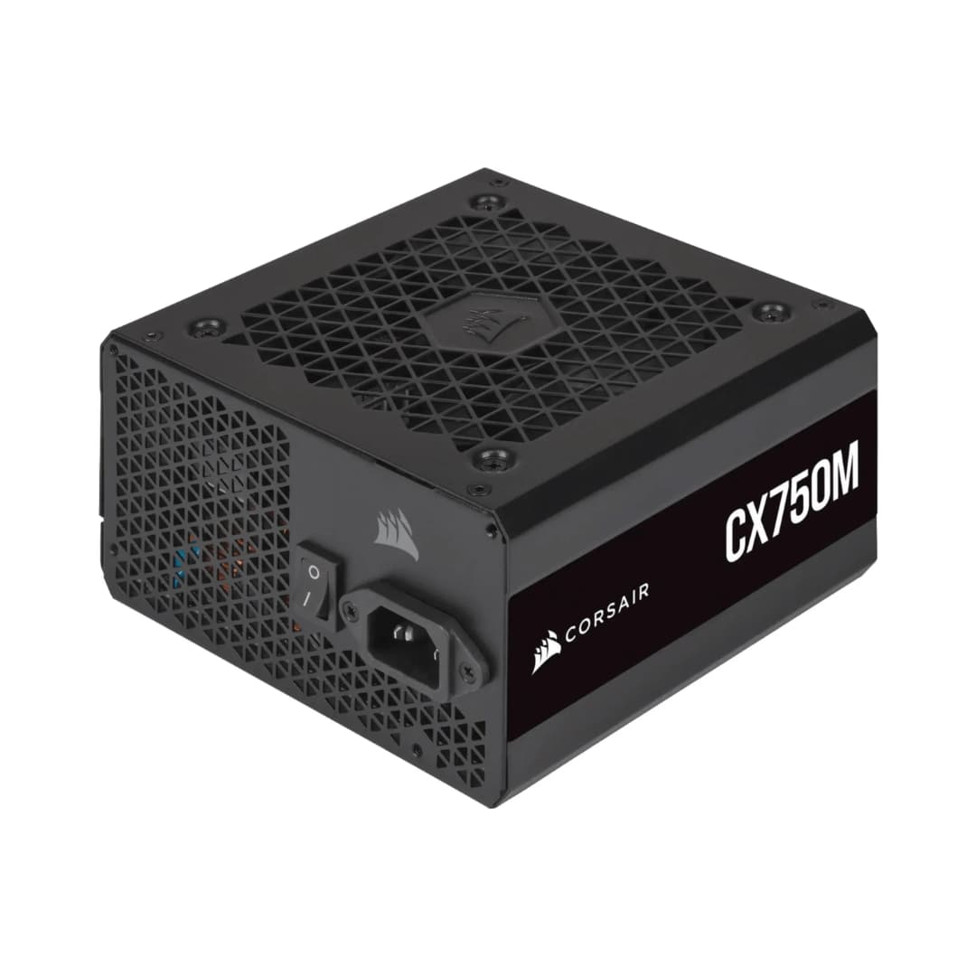 CORSAIR - CX-M Series CX750M Semi-Modular Low-Noise ATX Power Supply - Black