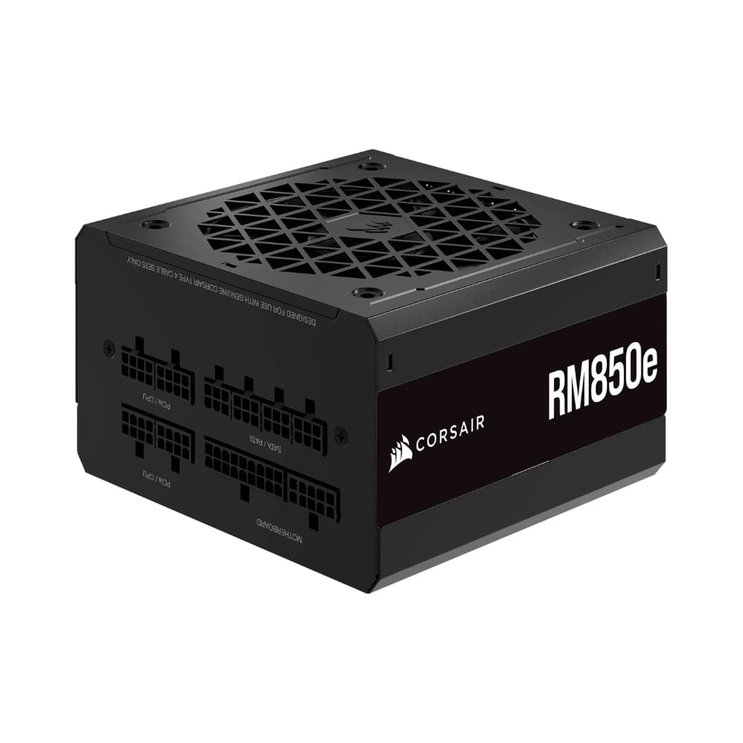 CORSAIR - RMe Series RM850e 80 PLUS Gold Fully Modular Low-Noise ATX 3.0 and PCIE 5.0 Power Supply - Black