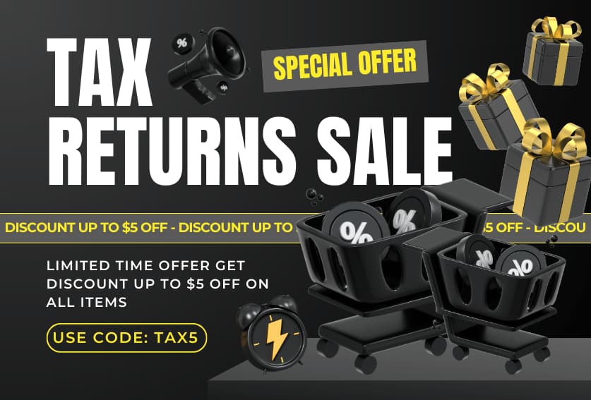 tax returns sale